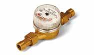 Valve 34.32 a Water Meters Single jet, super dry, turbine water meter Suitable for cold water up to 30 C 849352 ½" Class C Dome 63.