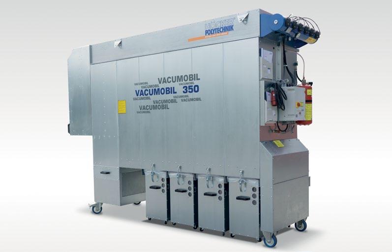 Vacumobil units are energy effi cient, compact and powerful.