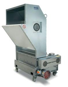the die cutter or at the end of the conveyor belt of the front waste station.