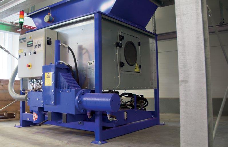 Briquetting presses Storage and disposal of non-compacted paper dust is not only expensive, it is also