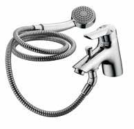 Piccolo 21 bath filler A range of compact water saving vandal resistant lever operated brassware.