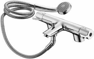 40 Piccolo 21 thermostatic bath shower mixer A range of compact water saving vandal resistant lever operated brassware.