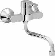 Easy - fix system installation sink pillar taps New range, based on proven body designs optimised for flow performance to meet BS EN 200. Screw-down valve with 5 facet handles one of 3 handle designs.