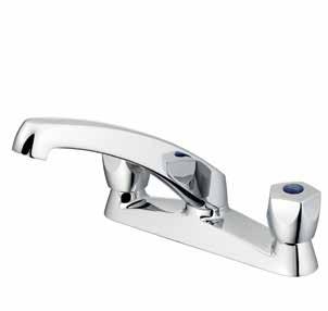 sink pillar taps New range, based on proven body designs optimised for flow performance to meet BS EN 200. Screw-down valve with crosshead handles one of 3 handle designs.