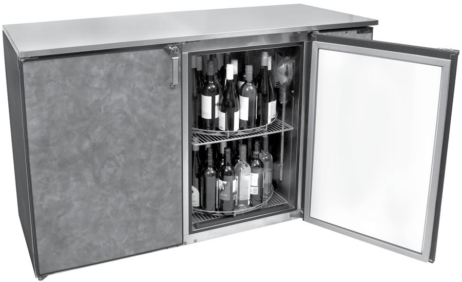Rotary Wine Shelf We make it easier to offer a diverse wine selection.