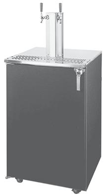 Self-Contained Keg Coolers 24 One Door Self-Contained Keg Cooler Standard List = $3,576 Weight = 195# KC24-_ S_(_) Door Style: B = Black vinyl clad S = Stainless - Add $50 Top Style: S = Stainless