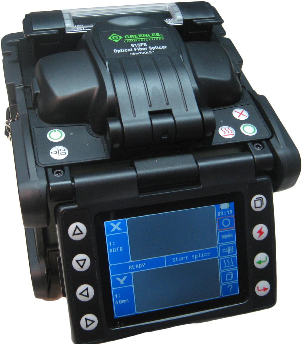 INSTRUCTION MANUAL 915FS Optical Fiber Fusion Splicer Read and understand all of the instructions and safety information in this manual