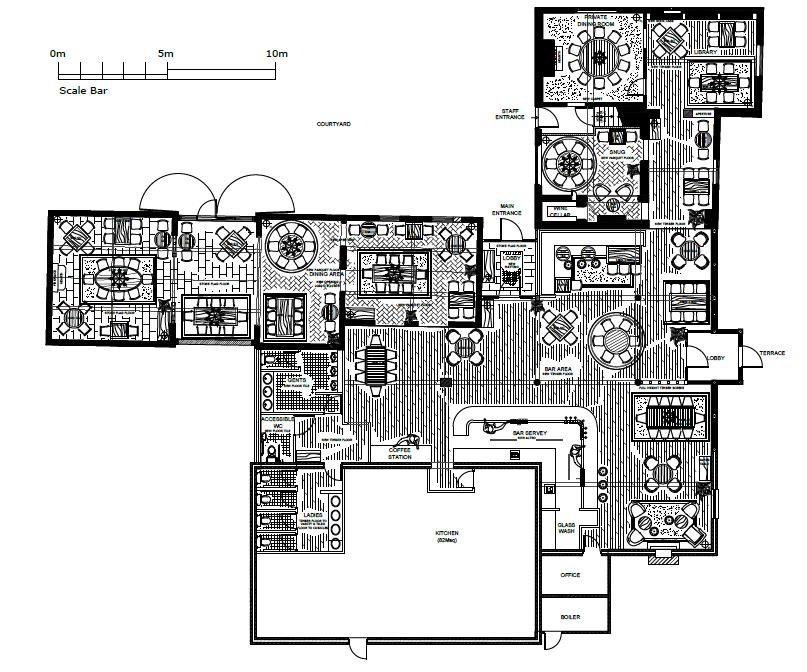Extension Figure 23 Ground floor plan of proposed new extension (Thomas Moss) 4.