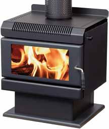 EVOLUTION 6 The EV6 is a generously designed medium sized convection wood heater that comes complete with its own factory fitted