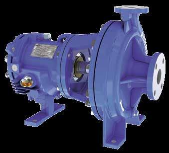 CPO ANSI B73.1 Semi-Open Impeller, Chemical Process Pump OVERHUNG PUMPS End suction horizontal centrifugal pump. Radially split casing with flanged connections.