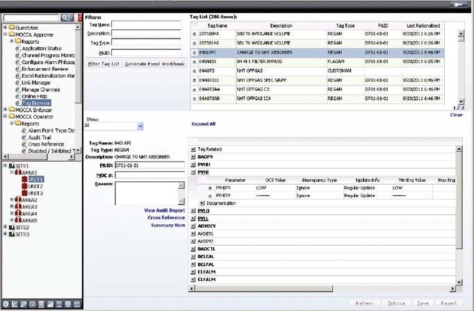 Documentation and Rationalization Products Alarm Manager MOC Web-based