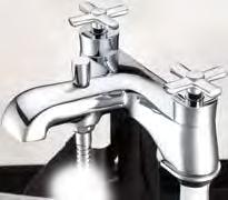 PERFECTLY COMPLEMENTS A MODERN OR TRADITIONAL BATHROOM SUITE. BASIN TAPS NEO100.04 217.
