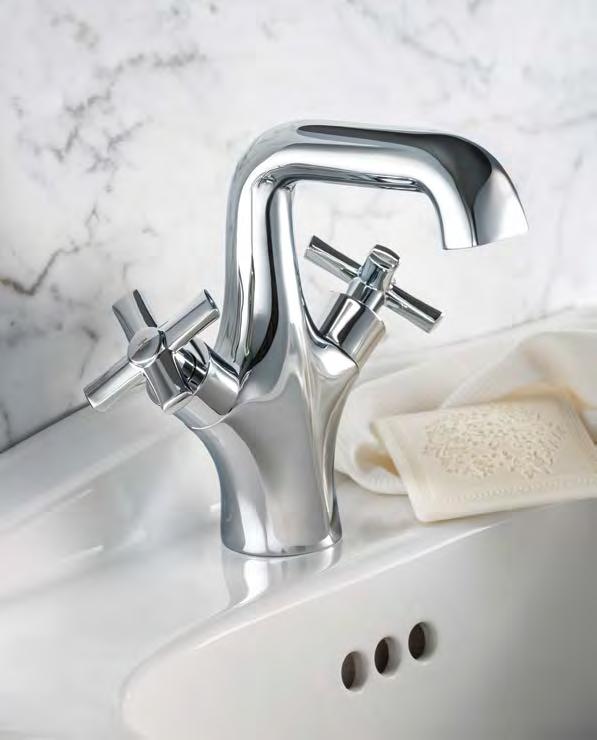 NEW TAPS & MIXERS NEO CLASSICA - CROSS A BRITISH 10 YEAR SOLID COMPANY GUARANTEE BRASS