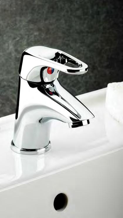 TAPS & MIXERS ONCE A BRITISH 10 YEAR SOLID COMPANY GUARANTEE BRASS MINI BASIN MIXER WITH POP UP WASTE