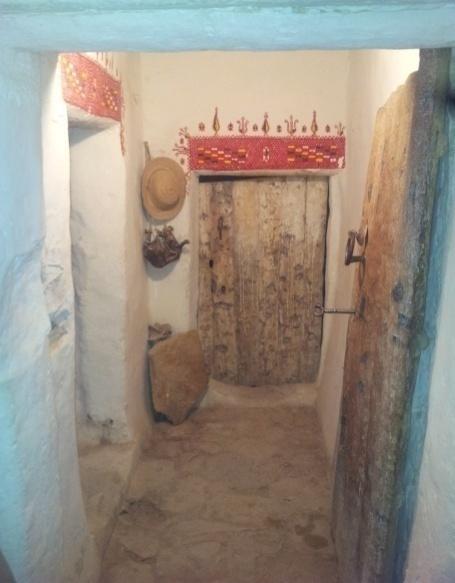 Figure 8.60: The entrance in Abdulsalam Ali house in Ghadames. B) Corridor: In the house, the corridor does not connect interior rooms directly.