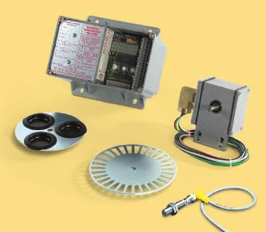 You can choose from mechanically coupled (shaft-driven) or non-contacting proximity type sensors to satisfy your particular application requirements and design