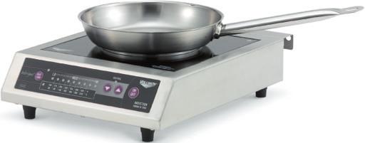 Pan sold separately INTRIGUE COMMERCIAL SERIES INDUCTION RANGE Ideal for presentation cooking,