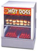 1 x 1 ea. 70. 423124 BW-31 Heated Bun Cabinet, Holds 72 Buns (not shown) 1 x 1 ea. 60. 423123 SG-31 Sneeze Guard, 24 1 4 w. x 19 1 2 d.