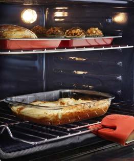 21 OVENS Our ovens are built-in, fitting perfectly in both base or high kitchen cabinets.
