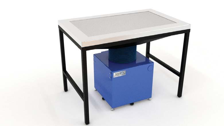 Fume & Particulate Removal Model 440 Industrial Downdraft Bench Model # SS-440-DDB Product Specifications TABLE DIMENSIONS 48 W x 30 D x 35 H Request specifications for additional size options