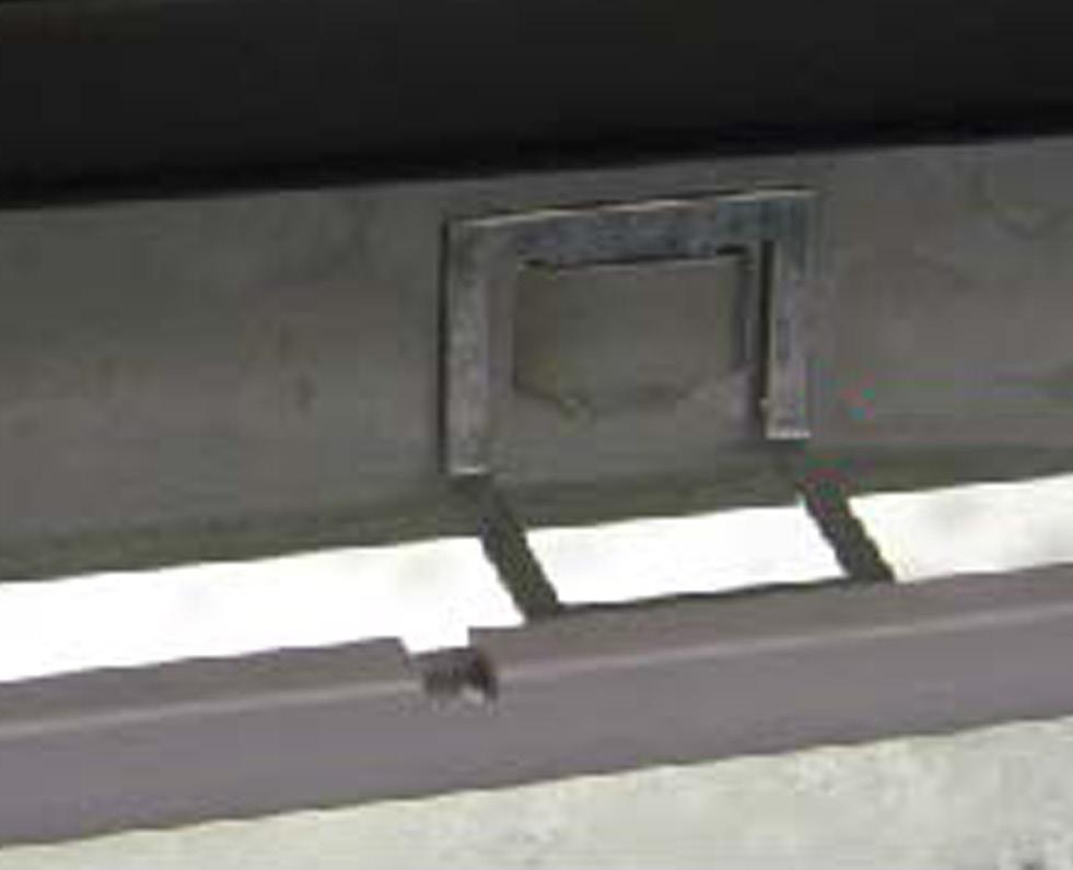 Insert supplied bolts (4) through retainer, Bolts fasten into factory-installed nut retainers. 2. Position the glass in the merchandiser. 3.