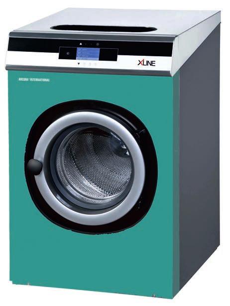 MOP PREPARATION SYSTEM WASHING MACHINE WITH DOSING SYSTEM FOR MOP PREPARATION The X-Line system is a specially developed system for mop preparation and impregnation with detergent, directly in the