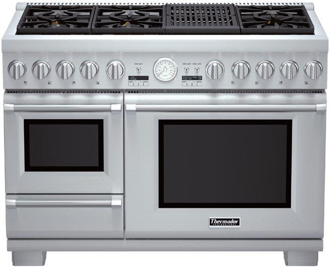 WITH STEAM AND GRILL FEATURES & BENEFITS - The only range in the market with a steam and convection combination oven, plus a full-size convection oven and a warming drawer - 27 Easy Cook food