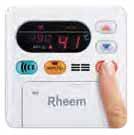 Rheem Bathroom Controllers can be mode, to turn off the water flow once the bath is filled. Flamesafe overheat protection, which automatically shuts down your heater should it overheat.