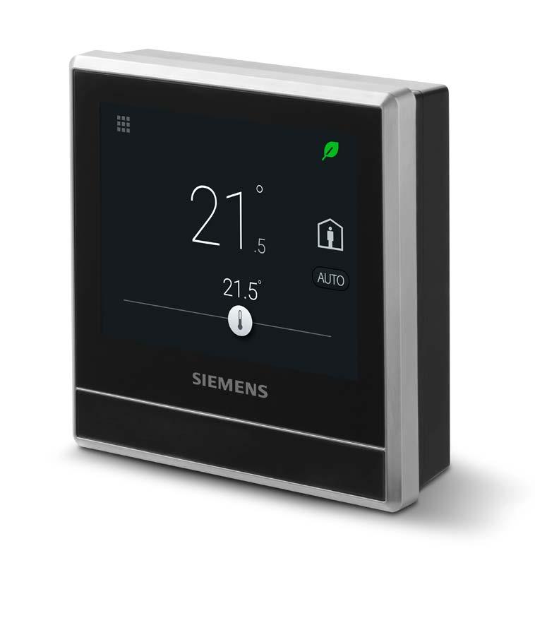 Smart Thermostat Itʼs the unique combination of benefits for both professional installers and end customers that makes the Siemens Smart Thermostat so different.