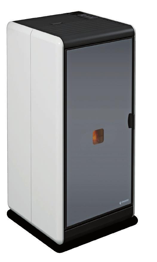 SMART cpc from 5 to 34 kw Hydro pellet boiler with automatic combustion modulation for central heating, can be easily connected to any existing plumbing system.