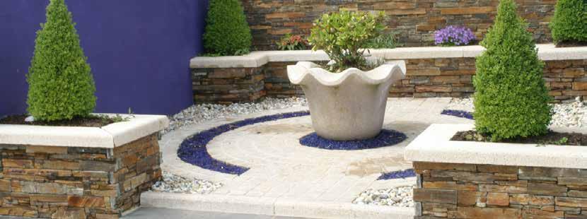 Natural Stone Products Stone Cladding Multi Slate Wall Cladding, Buttercup planter,