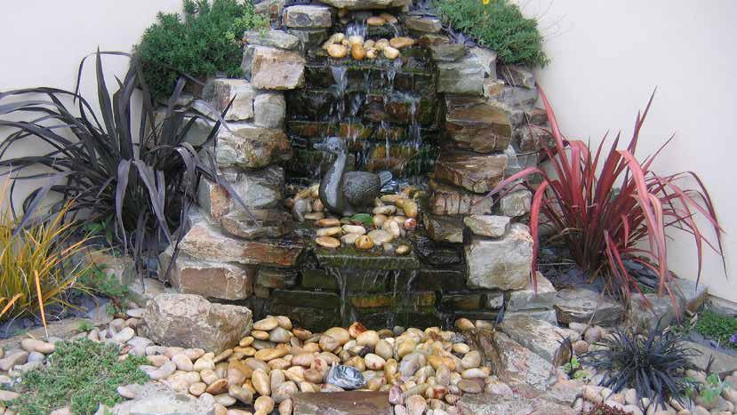 Natural Stone Features Water