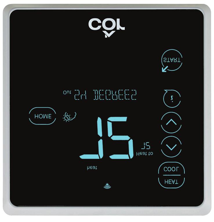 TSTPRH01, CÔRR 7 TSTWRH01 CÔRR 7C RESIDENTIAL THERMOSTATS Owner s Manual Côrr 7 Series ENERGY EFFICIENT, AT A TOUCH OF A BUTTON Designed to be as smart and smart looking as any of the other
