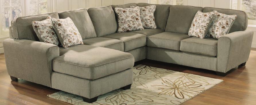 Armless Sofa STATIONARY SECTIONALS 4