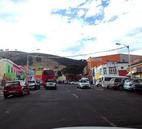 of Bo Kaap within the greater city area a high volume of traffic
