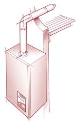 ) 5 SPECIFICATION FOR FLUE SYSTEMS WITH AN ELEVATED FLUE SYSTEM b 6 SPECIFICATION FOR FLUE SYSTEMS WITH AN ELEVATED FLUE SYSTEM INCORPORATING BENDS b c a Fig 5 - Use the vertical turret socket, 90
