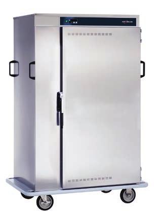 Holding Cabinets BANQuEt carts 1000-bQ2/128 b Halo Heat... a controlled, uniform heat source that gently surrounds food for better appearance, taste, and longer holding life.