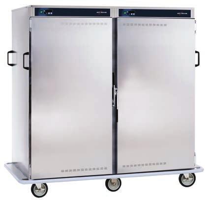 Holding Cabinets BANQuEt carts 1000-bQ2/192 b Halo Heat... a controlled, uniform heat source that gently surrounds food for better appearance, taste, and longer holding life.