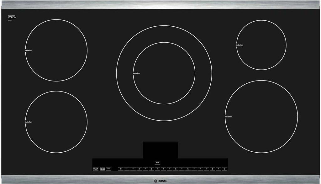 Induction Cooktops Bosch 19 Offered in 30 all induction, 4 cooking and optional features.