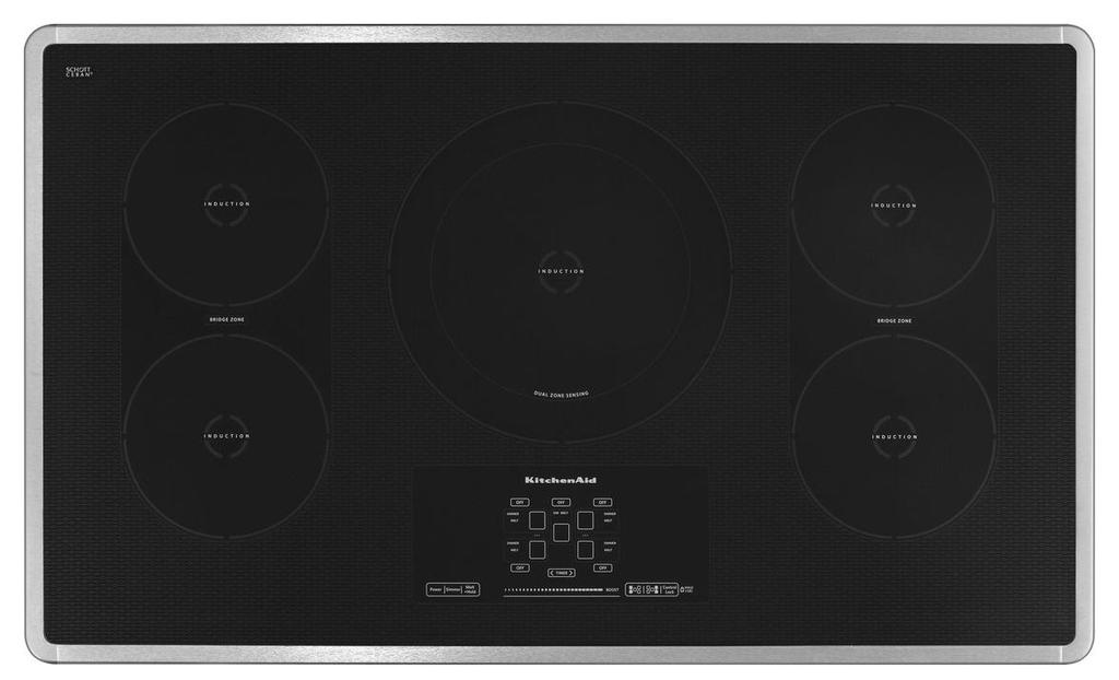 Induction Cooktops KitchenAid 29 There are 3 different options for induction cooktops.