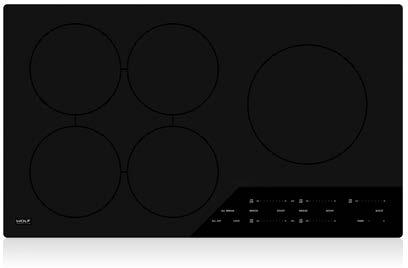 Induction Cooktops Wolf 34 Offers a 15, 24, 30 and 36 induction cooktop.