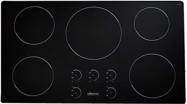 Induction Cooktops Dacor 35 Offers a 30 and 36 induction cooktop. 30 with 4 induction elements and the 36 with five induction elements.