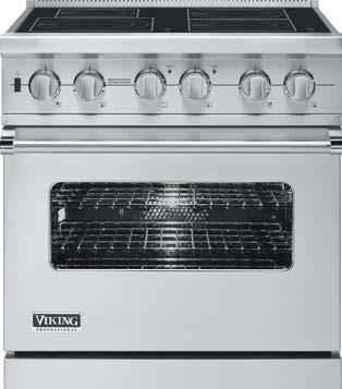 Induction Ranges Viking 48 30 pro-style induction range with 4 heating zones and available in custom
