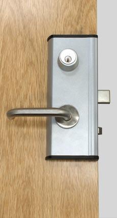 16 HS150 & HS160 Surface Mounted Specialised Function Locks Operated with lever handle The HS150 features an automatic deadlocking function with automatic bolt throw.