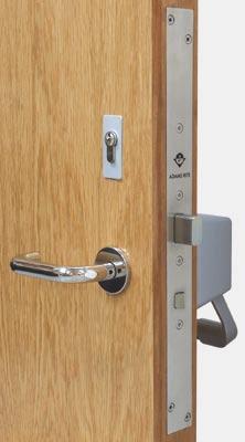 32 HS210 & HS220 Mortice Mounted Emergency/Panic Escape Locks Operated with either internal lever handle, paddle handle or push bar The HS210 is designed to provide a mortice mounted lock for