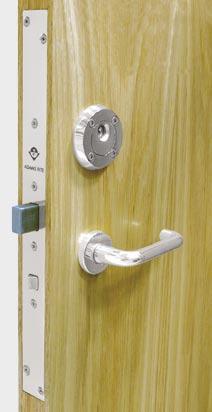 40 HS250 & HS260 Mortice Mounted Specialised Function Locks Operated with lever handle The HS250 features an automatic deadlocking function with automatic bolt throw.
