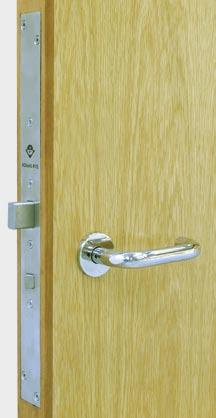 44 HS270 Mortice Mounted Lock for use with Access Control Systems Operated with internal lever handle The HS270 lock has been incorporated into the range to provide a lock for use with specialised