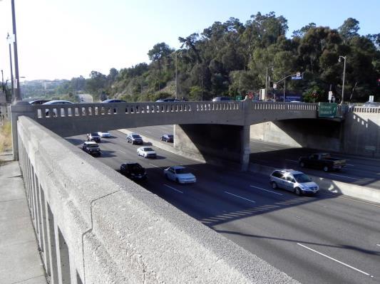 The Barham Boulevard bridge over the 101 Freeway and the 101 Freeway bridge over Lankershim Boulevard were identified as excellent examples of pre-world War II public works civic improvement projects