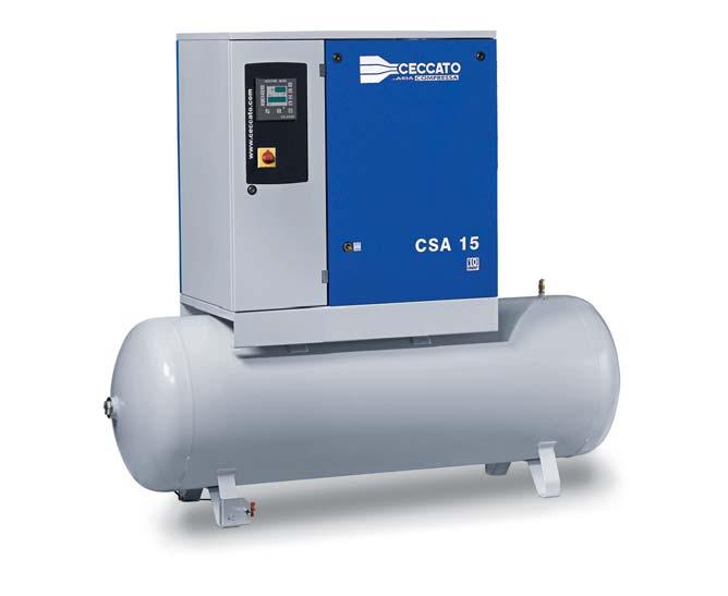 CSA Tank & Dry CSA TANK and CSA DRY are two industrial options for compressed air production. They are compact, pre-assembled and ready for use. Designed for small and medium-scale industrial needs.