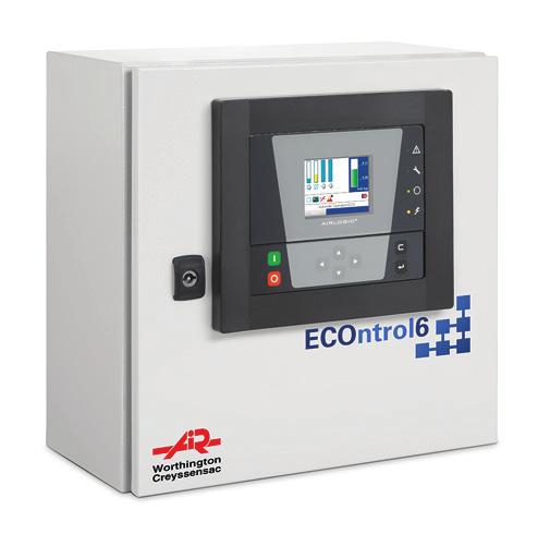The Rollair 40-100E compressors are available with an integrated dryer option, which offers
